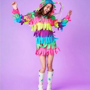 Tipsy Elves Vibrant Multicolor Fringe Costume